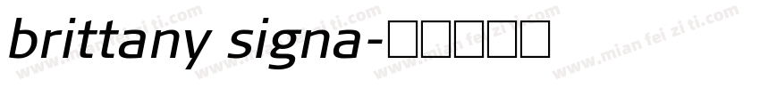 brittany signa字体转换